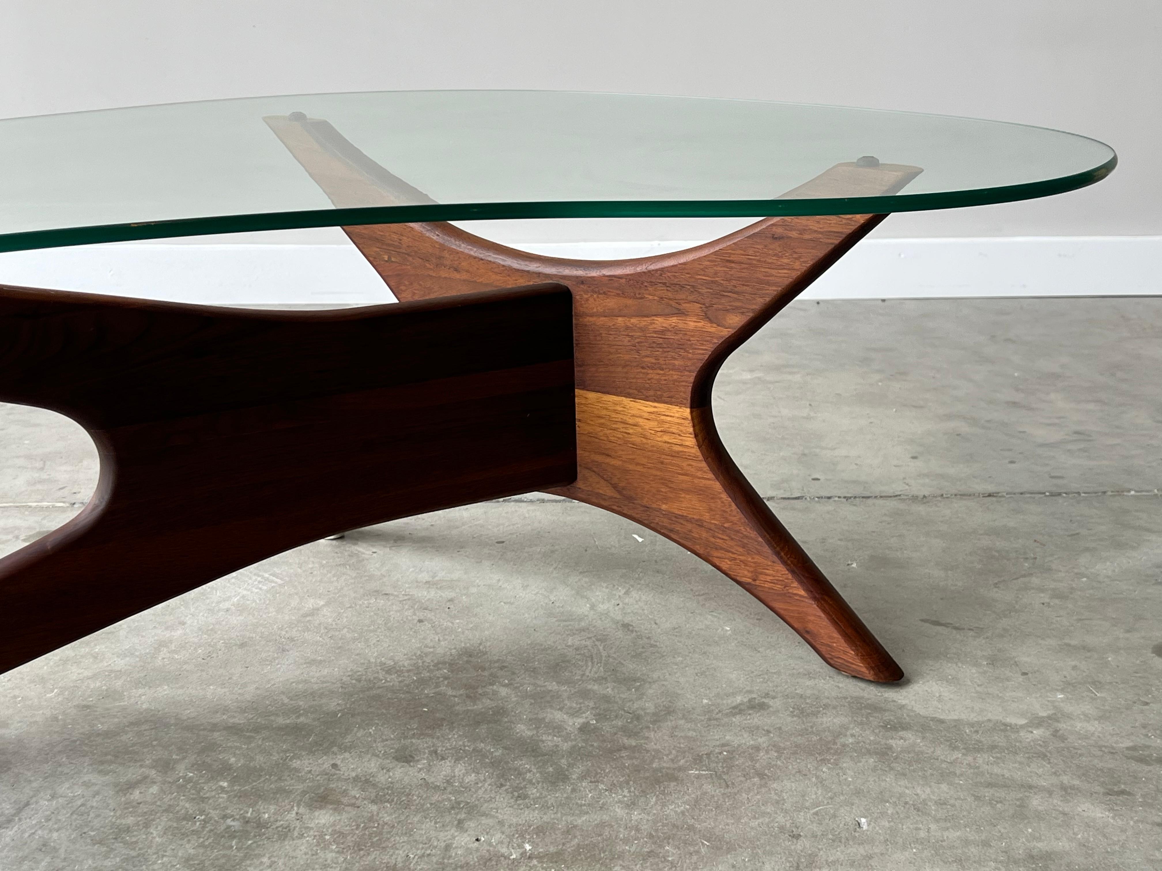 American Mid-Century Modern Adrian Pearsall Sculptral Kidney Coffee Table