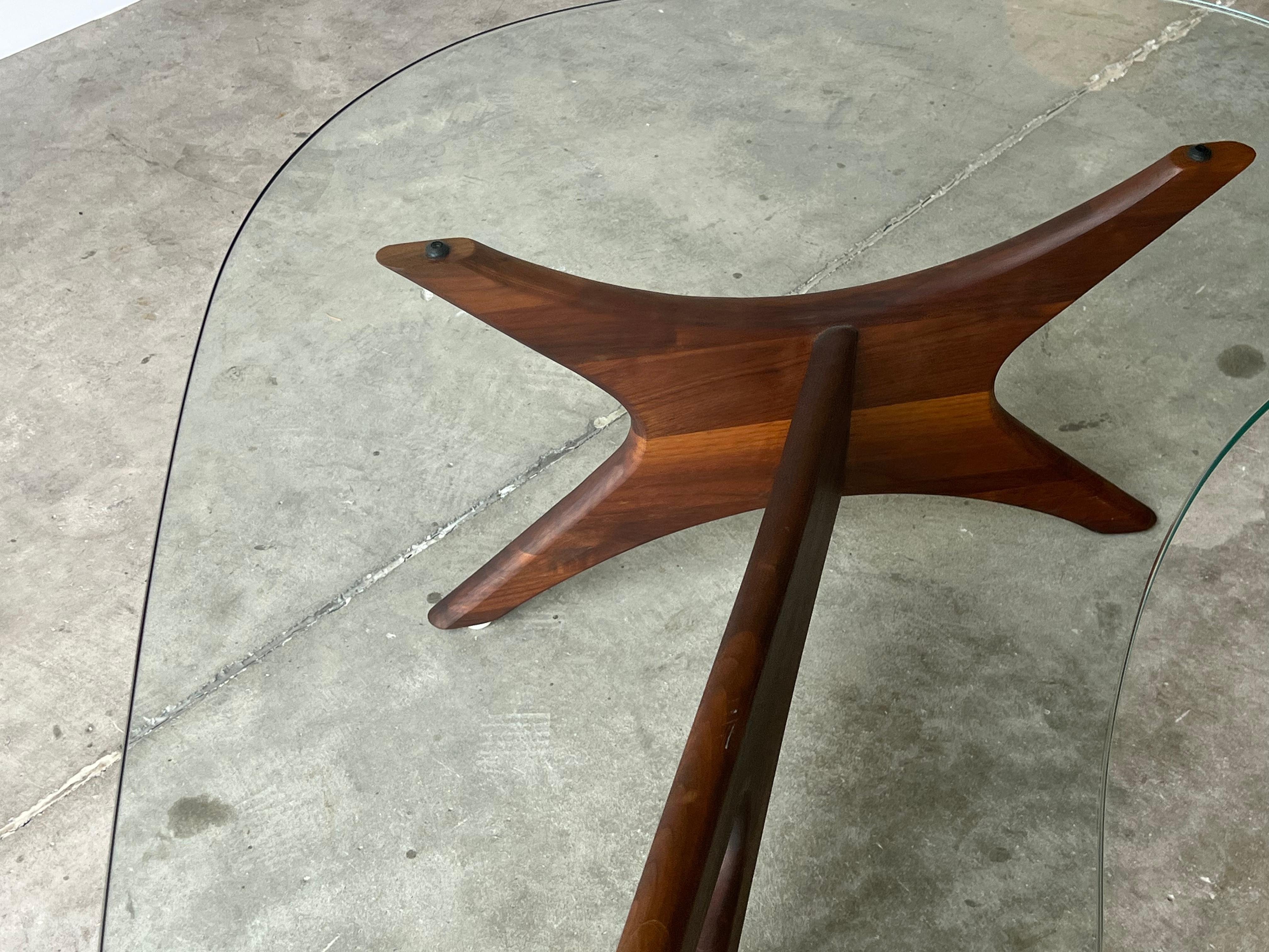 Mid-Century Modern Adrian Pearsall Sculptral Kidney Coffee Table In Good Condition In Raleigh, NC