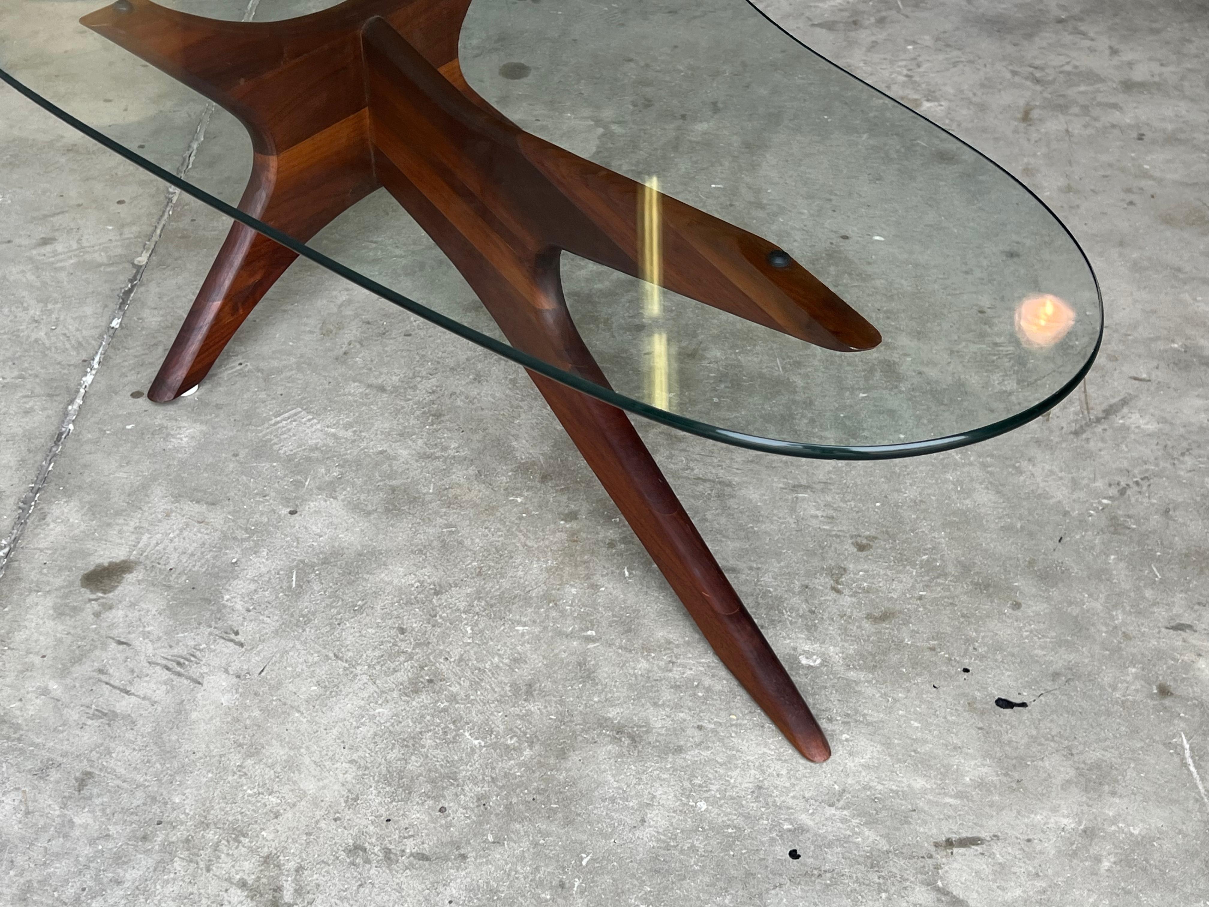 Mid-20th Century Mid-Century Modern Adrian Pearsall Sculptral Kidney Coffee Table