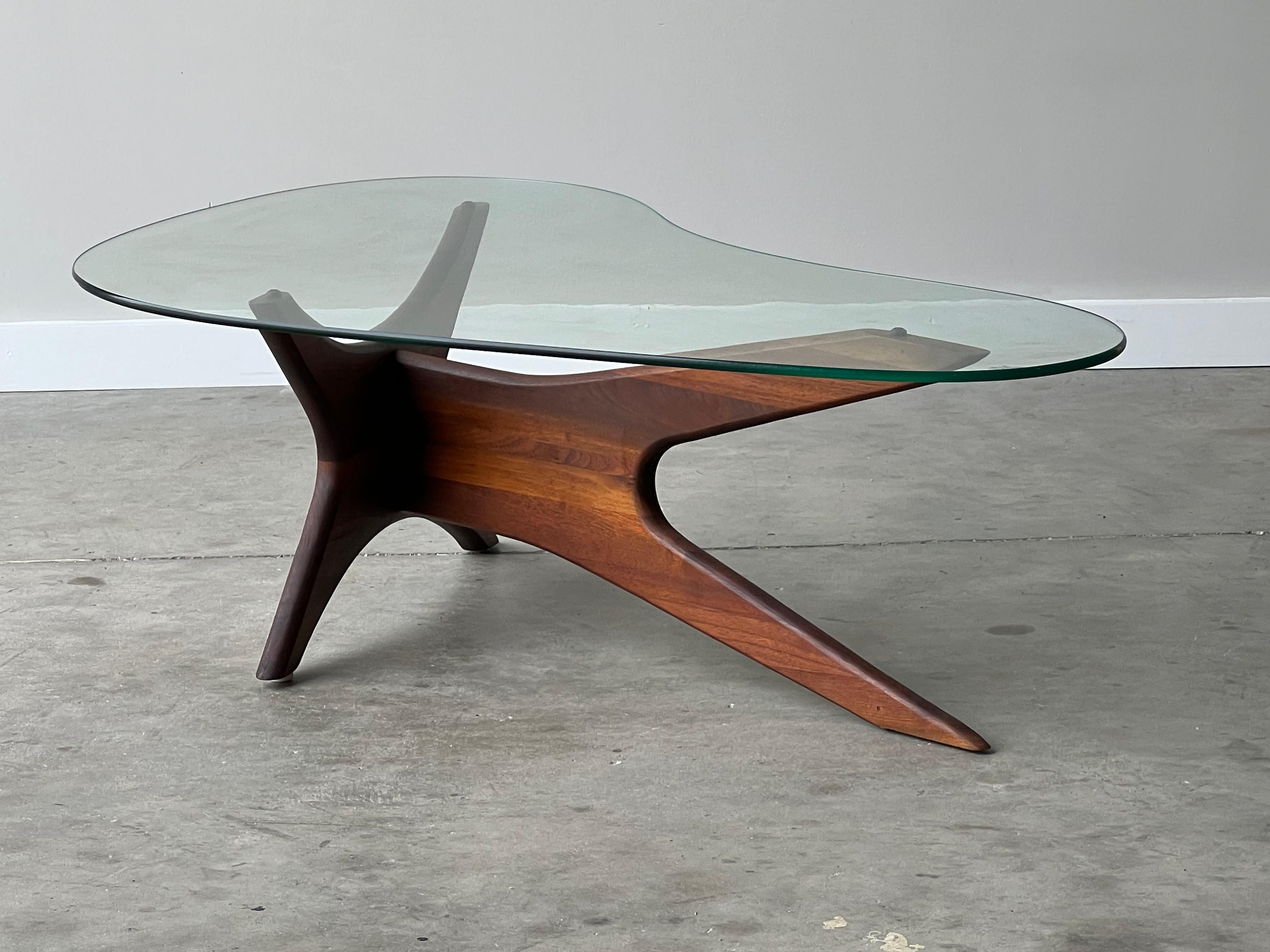 Mid-Century Modern Adrian Pearsall Sculptral Kidney Coffee Table 2