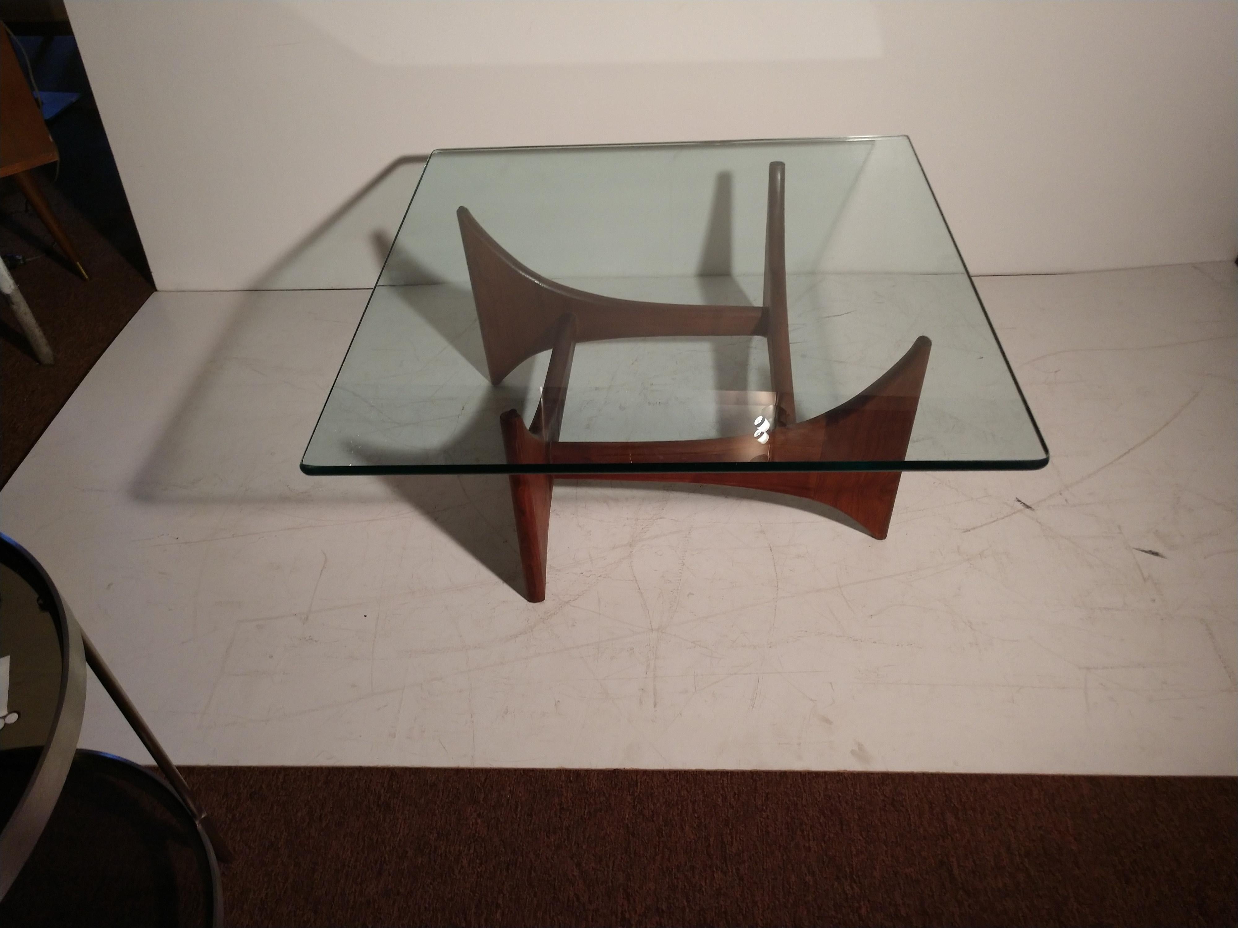 Mid-Century Modern Adrian Pearsall Sculptural Walnut Cocktail Table 3