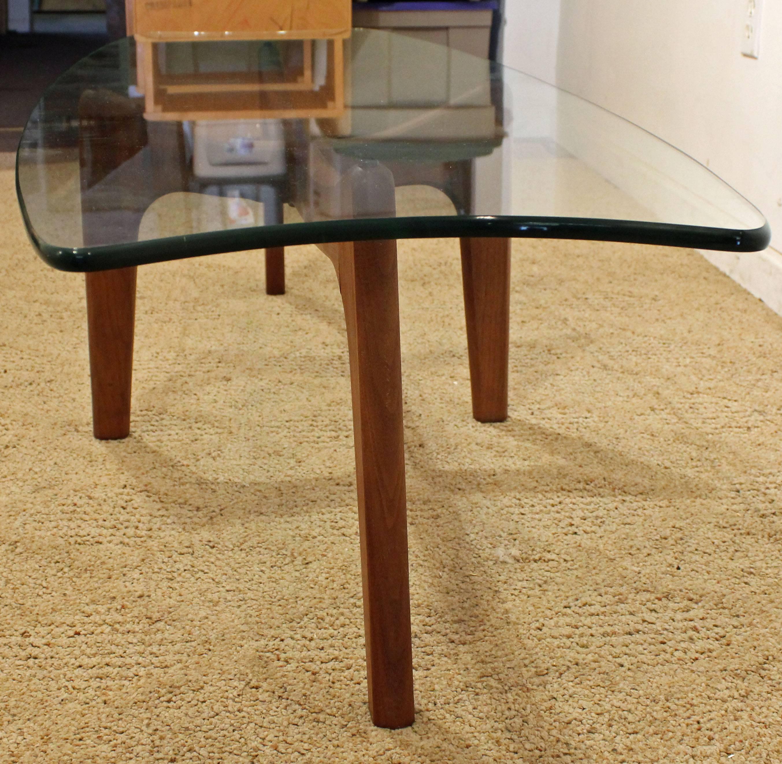 Glass Mid-Century Modern Adrian Pearsall Stingray Coffee Table 2399TC
