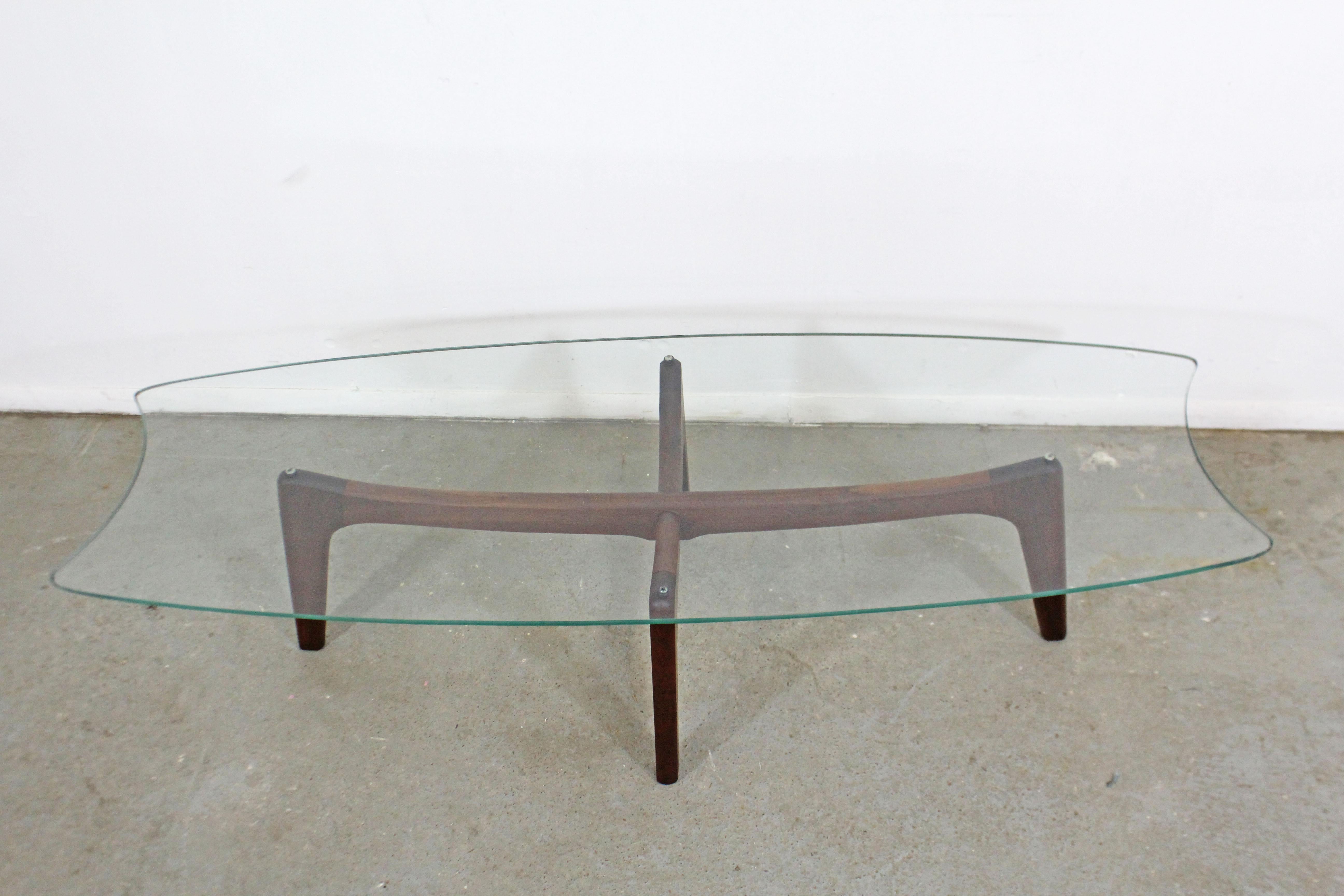 adrian pearsall glass coffee table