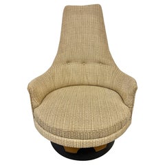 Mid-Century Modern Adrian Pearsall ‘Strictly Spanish’ Swivel Lounge Chair