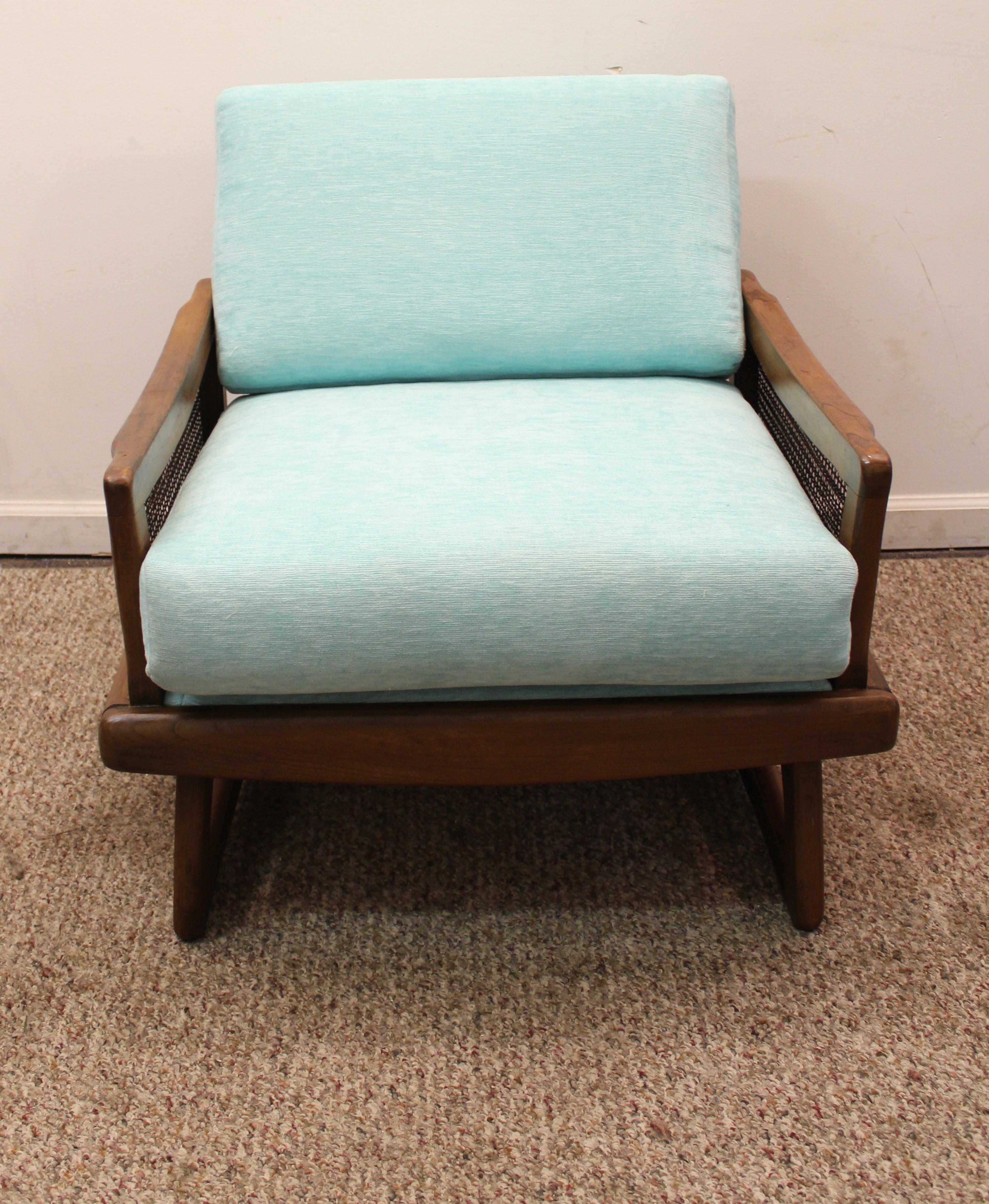 American Mid-Century Modern Adrian Pearsall Style Boomerang Leg Lounge Chair