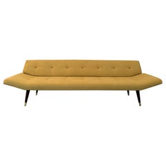 Vintage Mid-Century Modern Adrian Pearsall Style Gondola Sofa Daybed