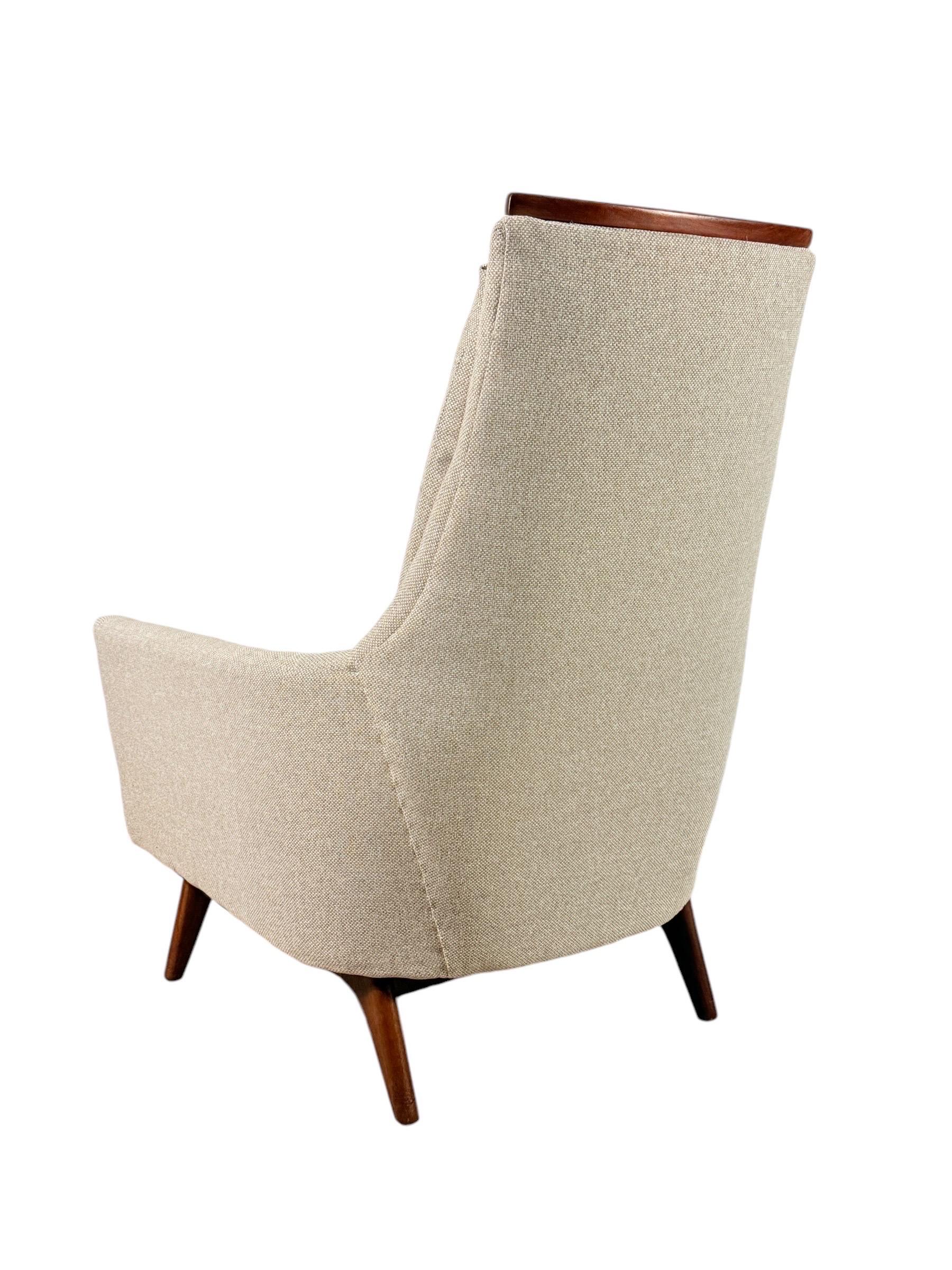 Mid-century Modern Adrian Pearsall Style Lounge Chair by Rowe Furniture 3
