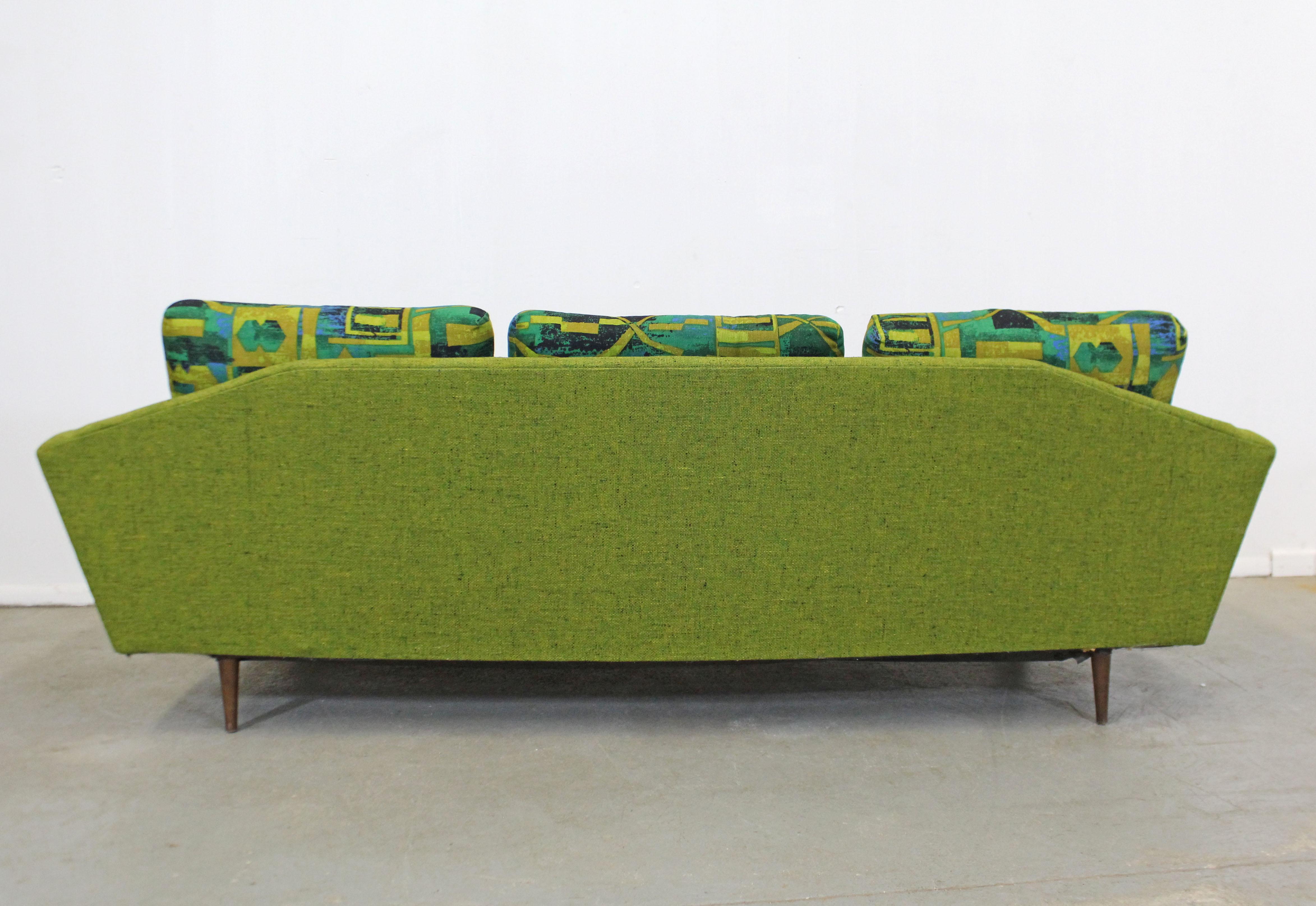 Mid-Century Modern Adrian Pearsall Style Sofa by Prestige Bassett In Good Condition In Wilmington, DE