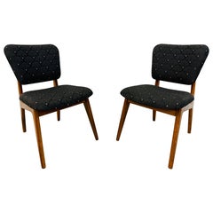 Beistellstühle aus Nussbaumholz im Adrian Pearsall-Stil, Mid-Century Modern, 2er-Set