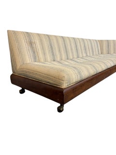 Mid-Century Modern Adrian Pearsall Walnut Boomerang Storage Sofa