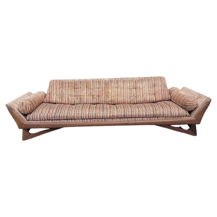 Mid Century Modern Adrian Pearsall Walnut Gondola Sofa for Craft Associates