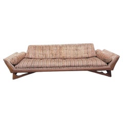 Mid Century Modern Adrian Pearsall Walnut Gondola Sofa for Craft Associates