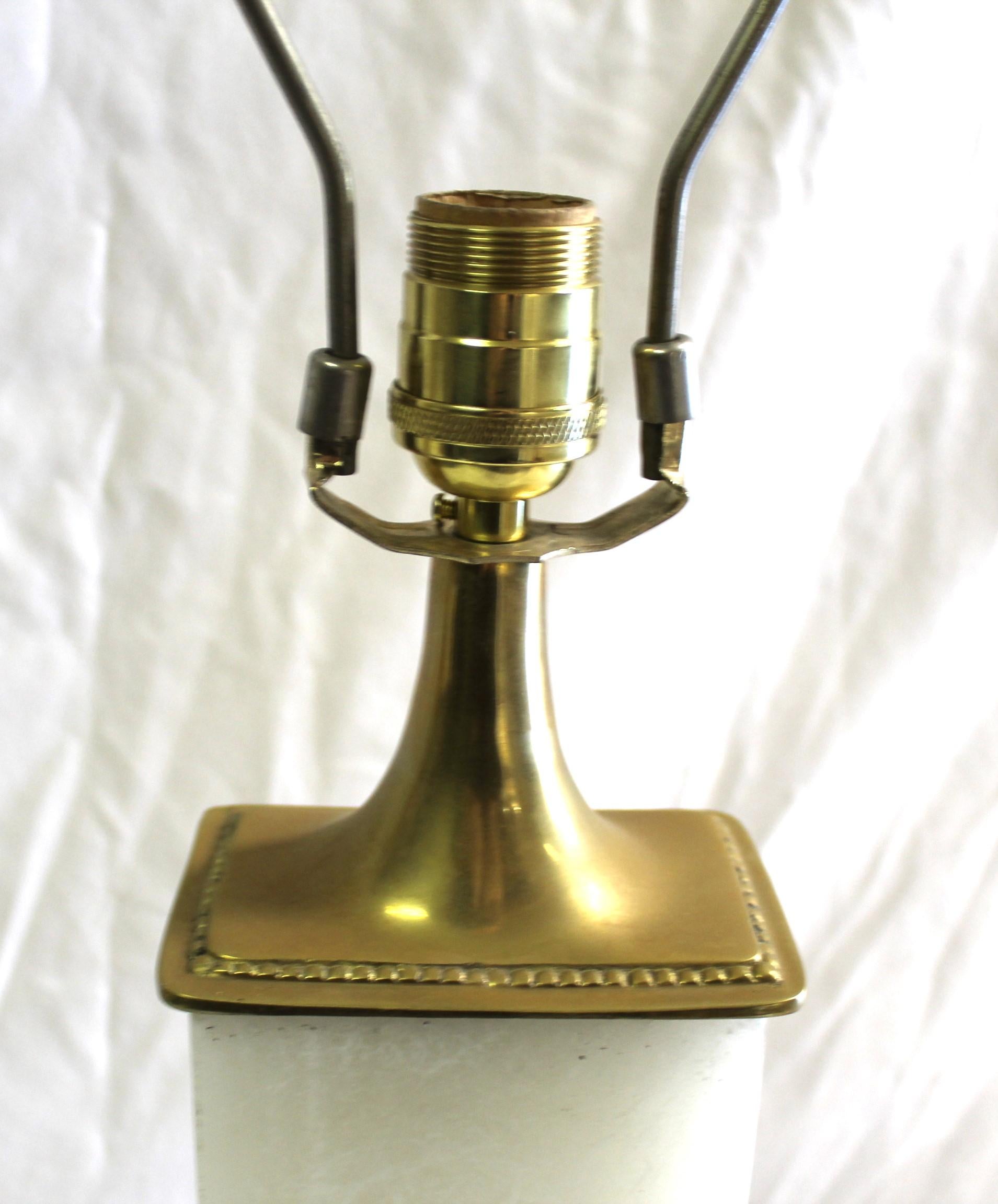 American Mid-Century Modern Alabaster Lamp For Sale