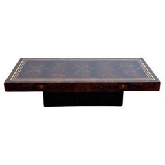 Mesa de centro con plataforma flotante Aldo Tura, 1950