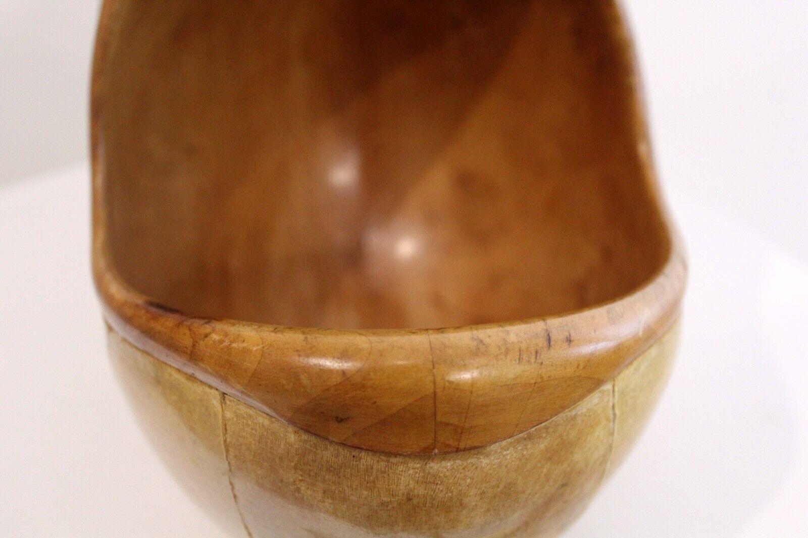 Mid-Century Modern Aldo Tura Skin Parchment Wood Fish Form Bowl Art Sculpture 4