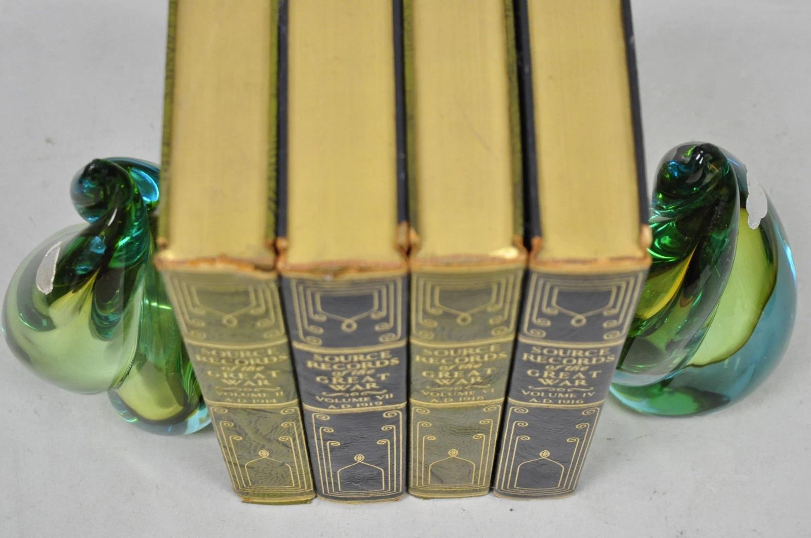 Siècle Moderne Alfredo Barbini Murano Italie Verre d'Art Bleu Serre-livres Flamme en vente 6