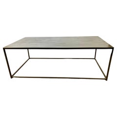 Mid-Century Modern All-Forged Steel Coffee Table