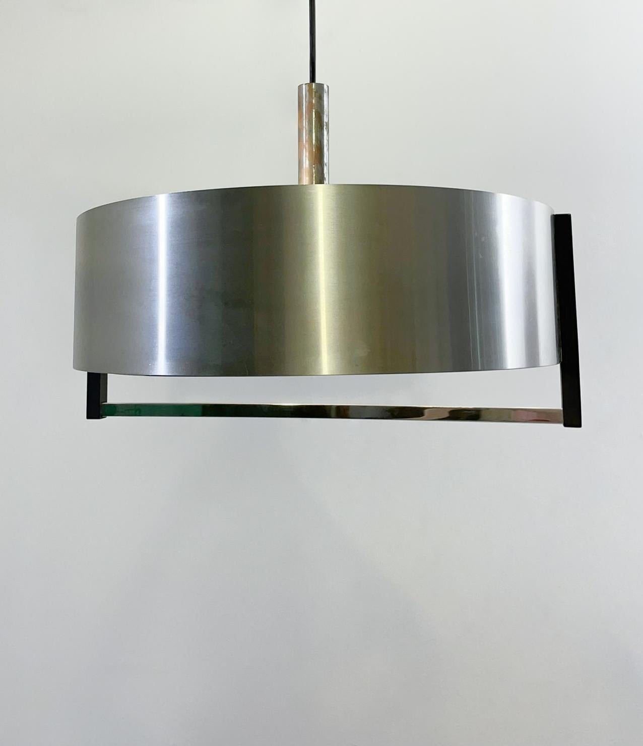 Mid-Century Modern Aluminium Ceiling Light, 1960s For Sale 2
