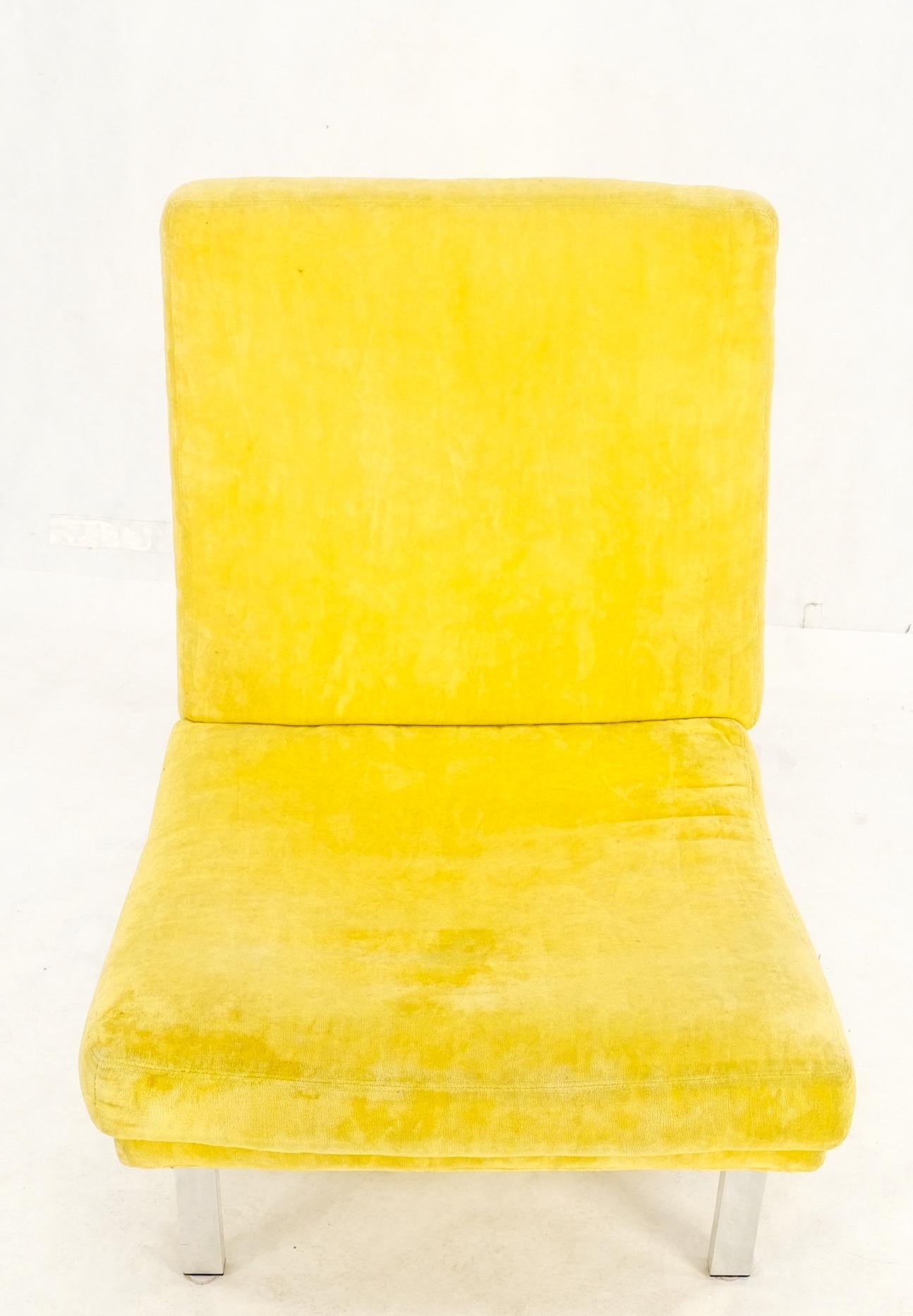 Mid-Century Modern Aluminum Frame Scoop Seat Lounge Chair Baughman Decor For Sale 8