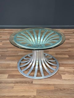 Mid-Century Modern Aluminum Side Table by Russell Woodard