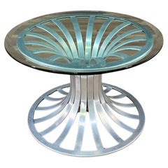 Mid-Century Modern Aluminum Side Table by Russell Woodard