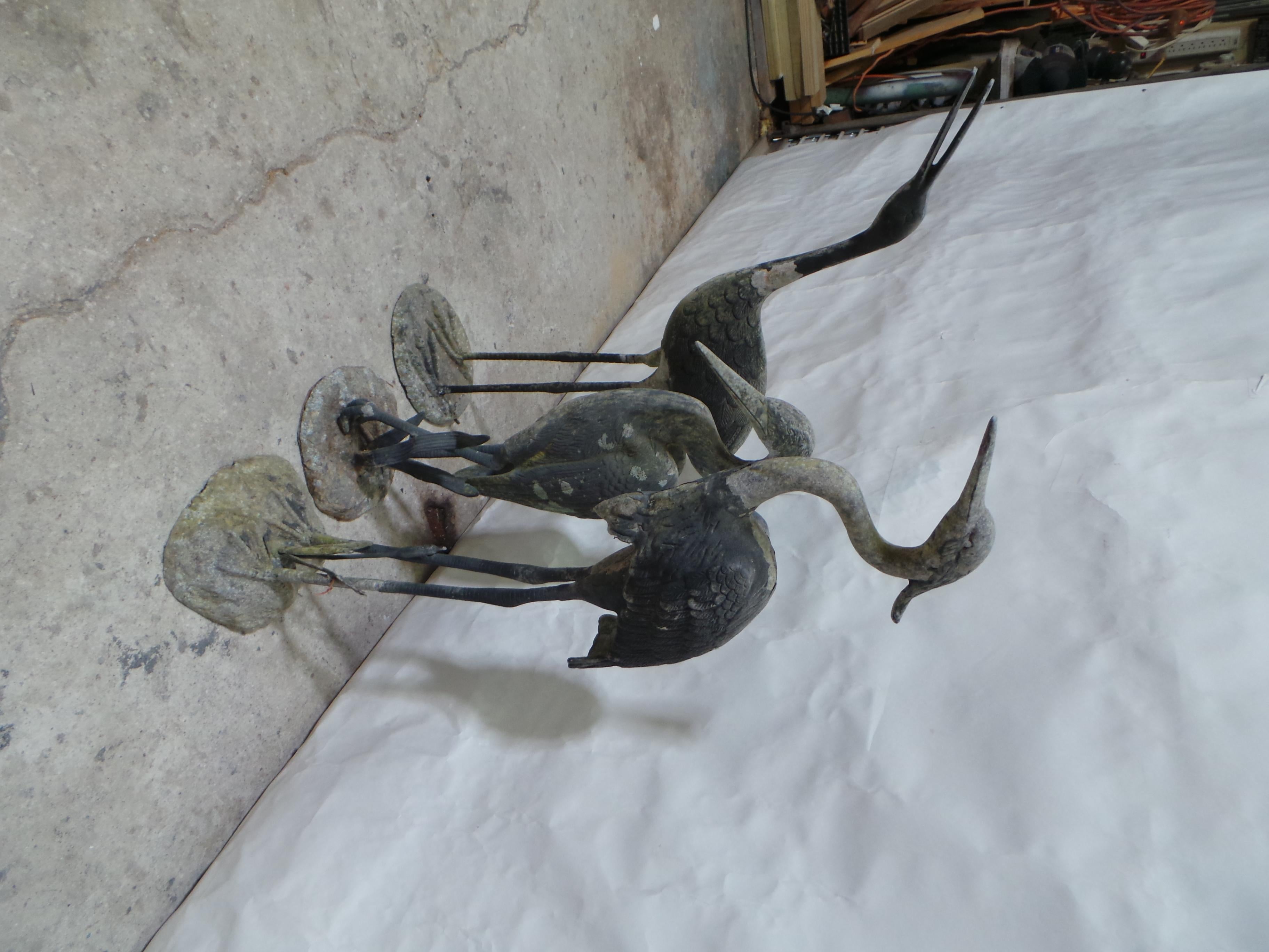 Mid Century Modern Aluminum Yard Birds For Sale 6