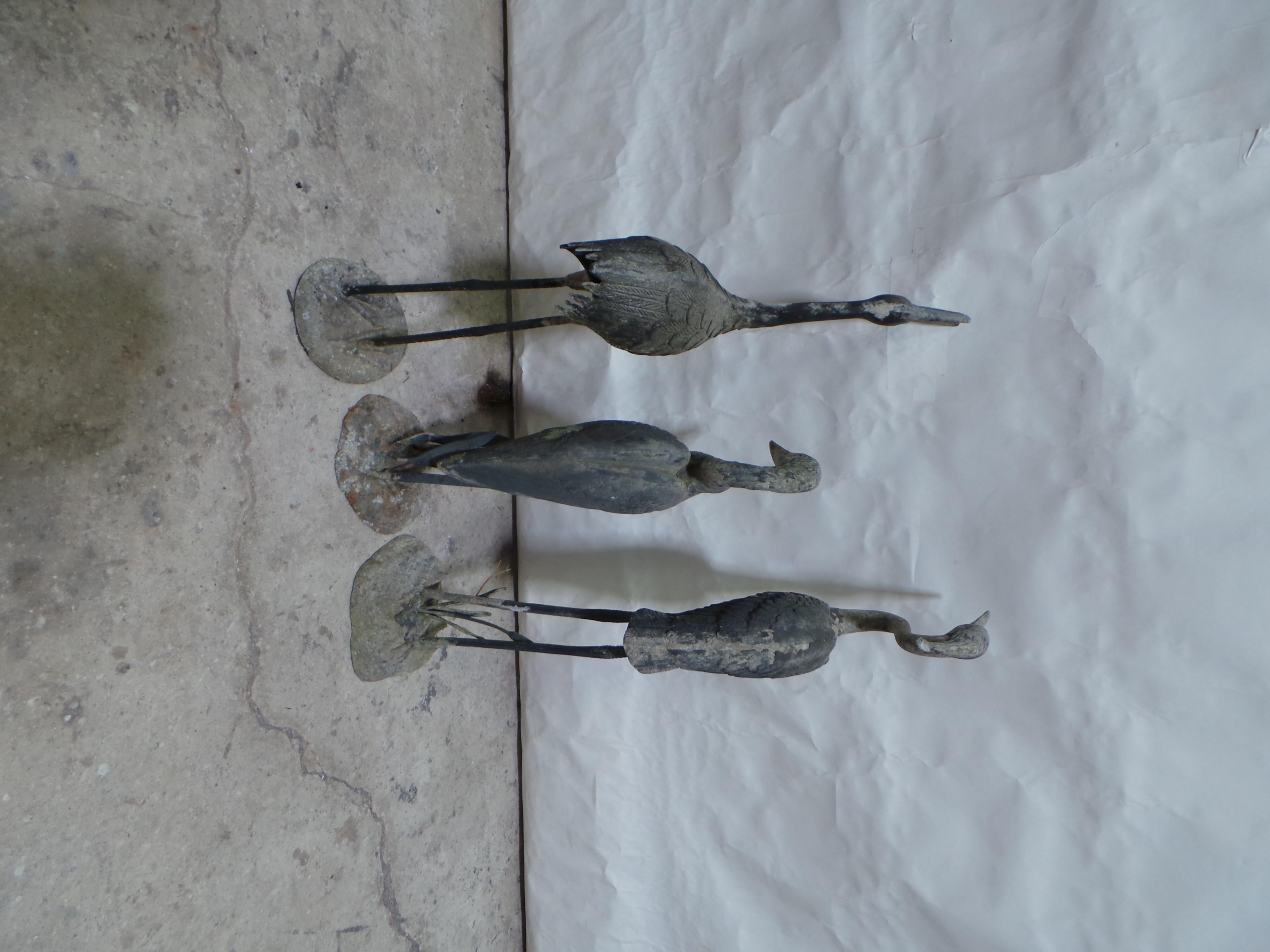 Mid Century Modern Aluminum Yard Birds For Sale 7