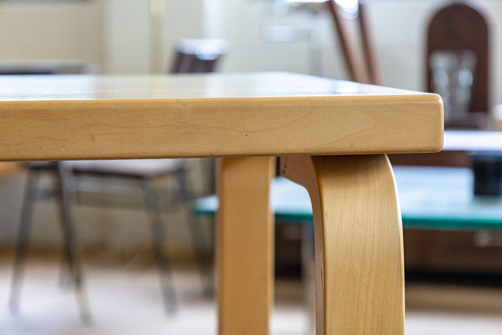 20th Century Mid Century Modern Alvar Aalto 81B Birch Table Desk for ICF