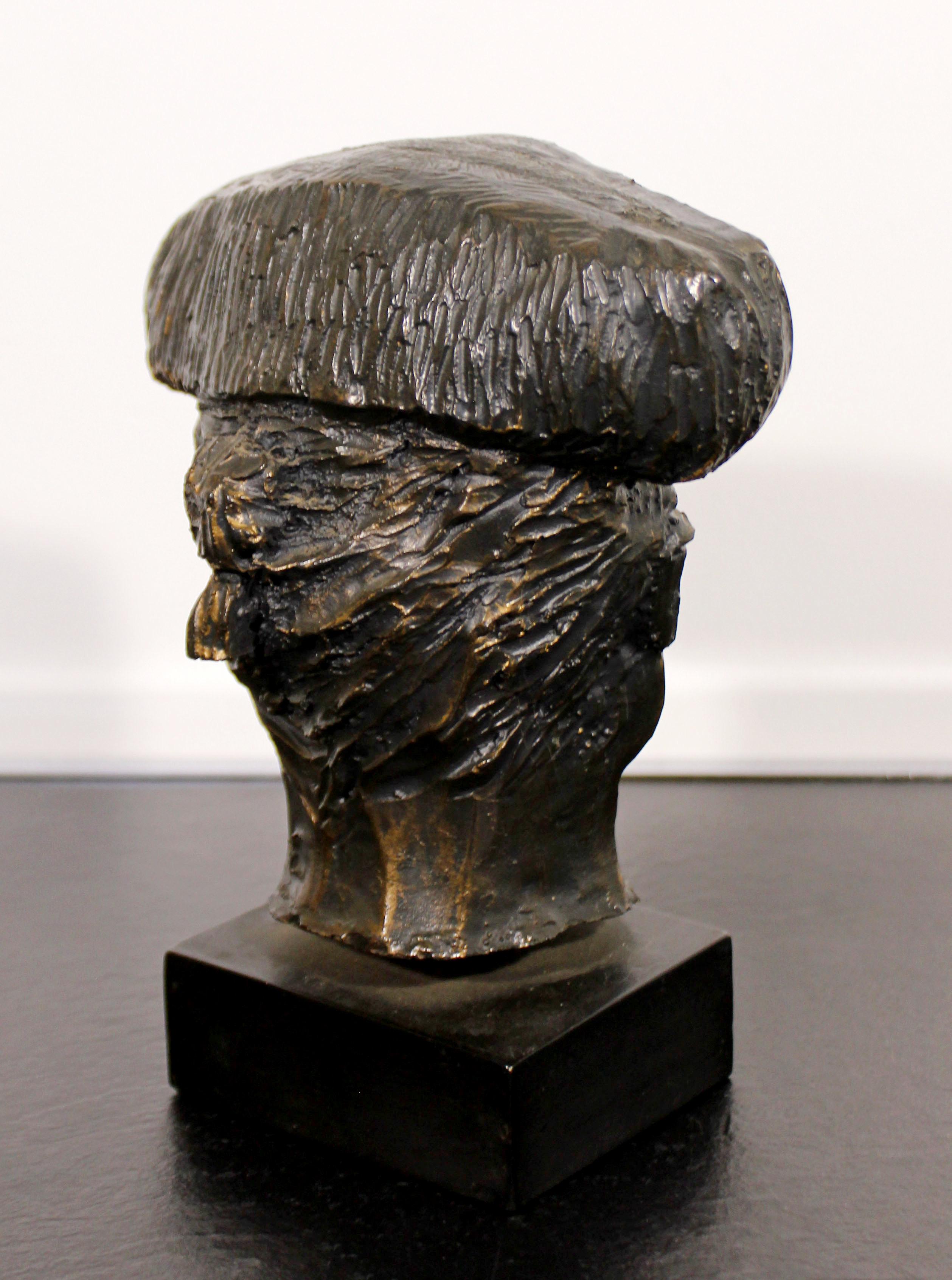 Late 20th Century Mid-Century Modern Alvar Sunol Signed Bronze Overlay Table Sculpture Matador