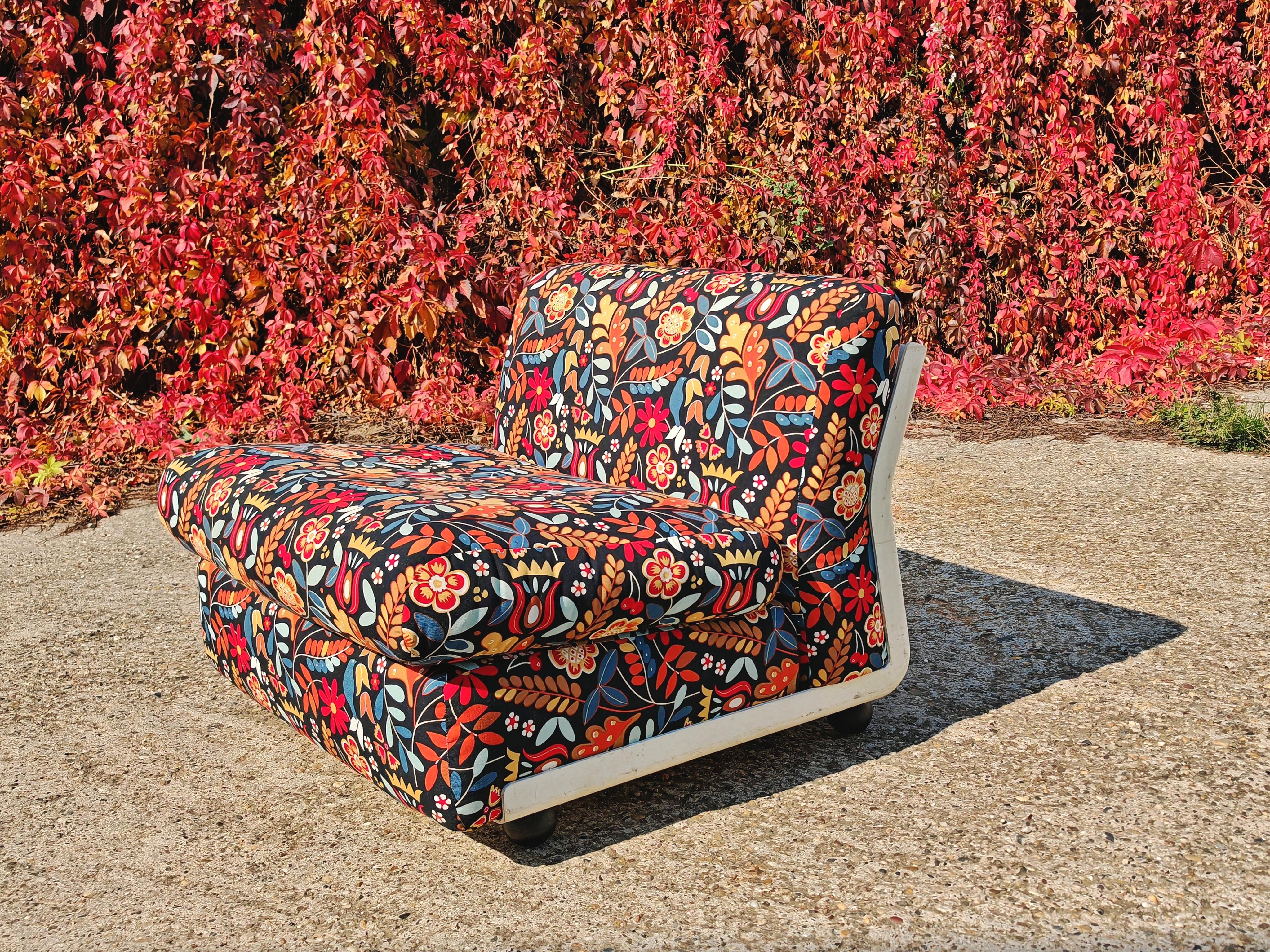 Moderner Sessel Amanta von Mario Bellini für B&B, Italien 1960er Jahre (Moderne der Mitte des Jahrhunderts) im Angebot