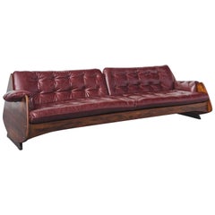Vintage Mid-Century Modern "Ameba" Rosewood Sofa attributed to Jorge Zalszupin, 1960s