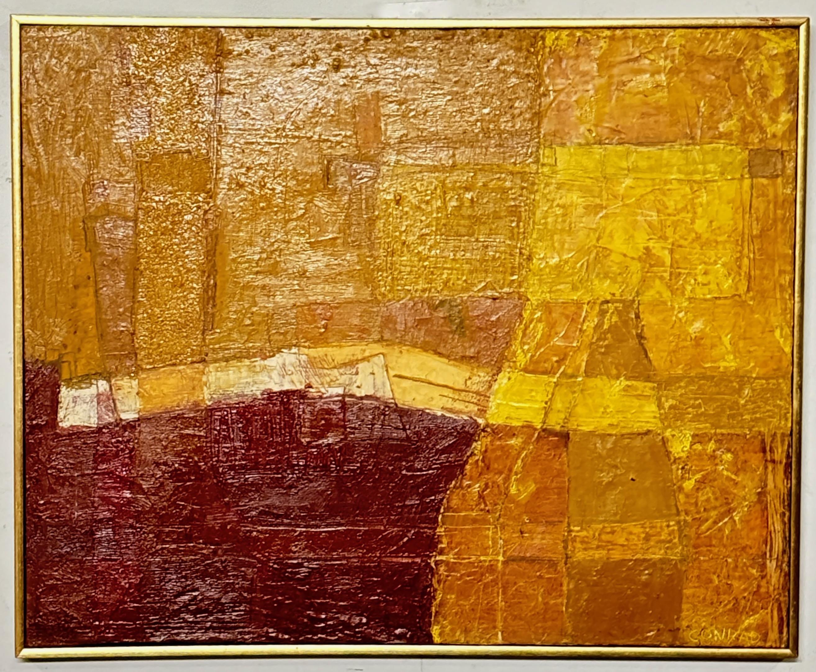 Pintura expresionista abstracta americana moderna de mediados de siglo Moderno de mediados de siglo en venta