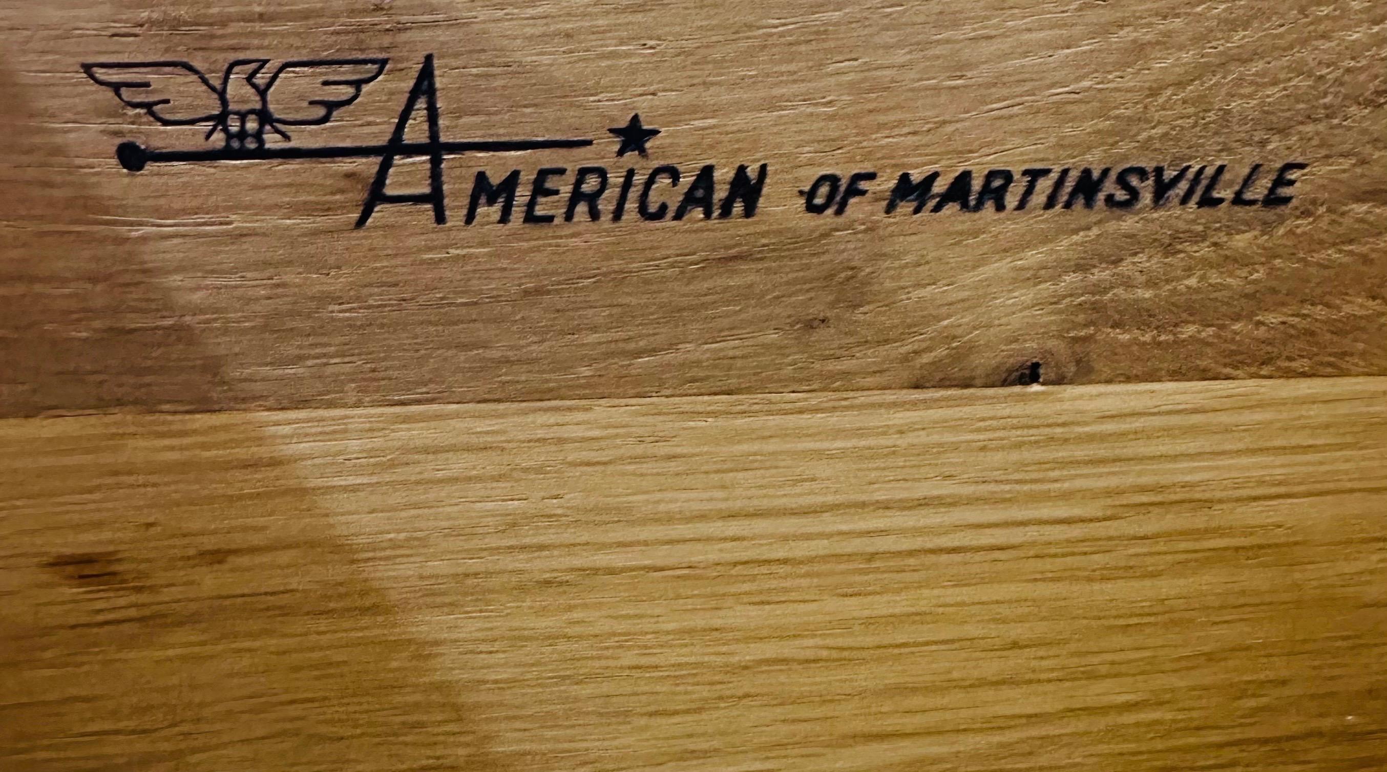 Mid-Century Modern American of Martinsville 9-Drawer Dresser 6