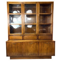 Mid-Century Modern American of Martinsville Bubble Glass Cabinet