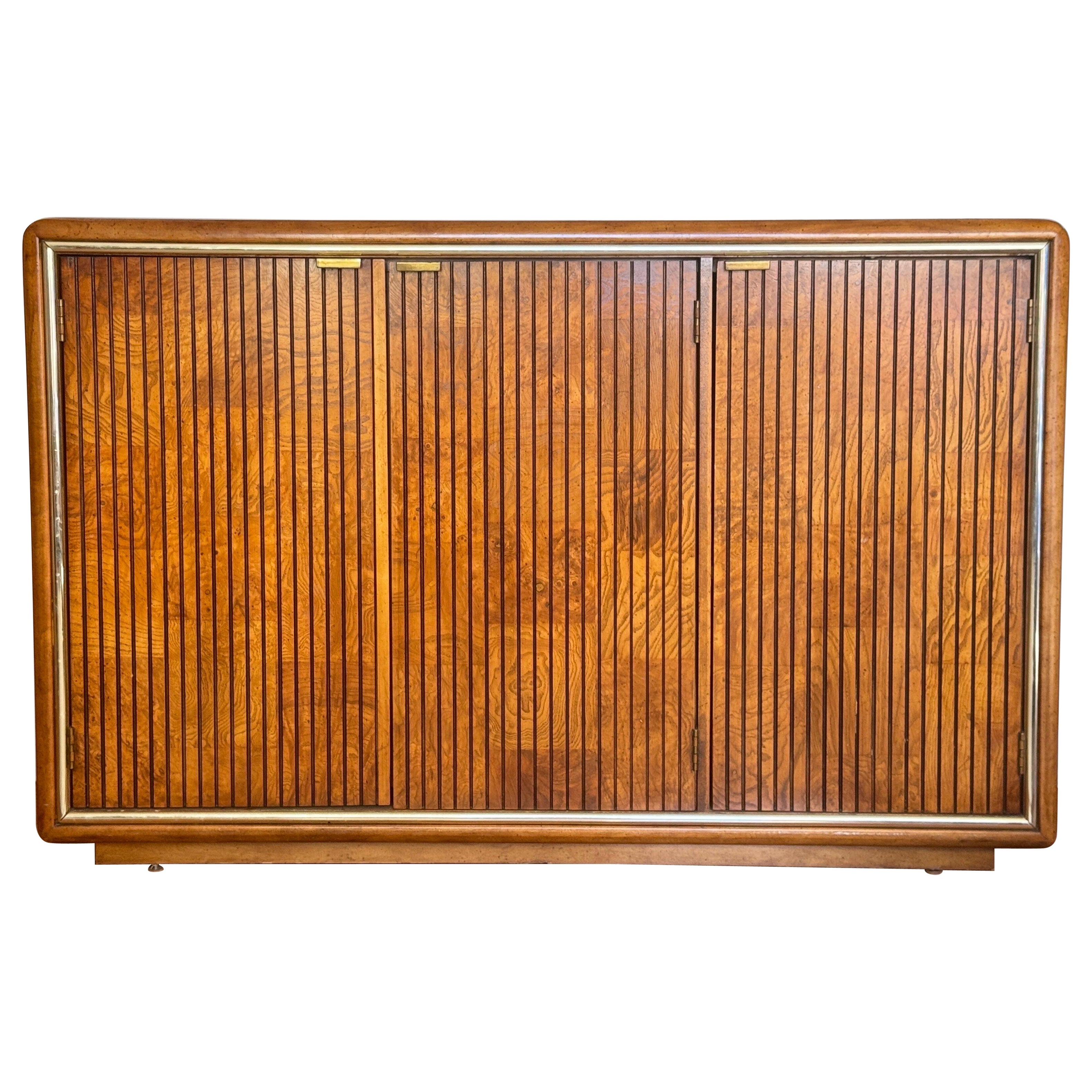 Mid-Century Modern American of Martinsville Server with Mirrored Top