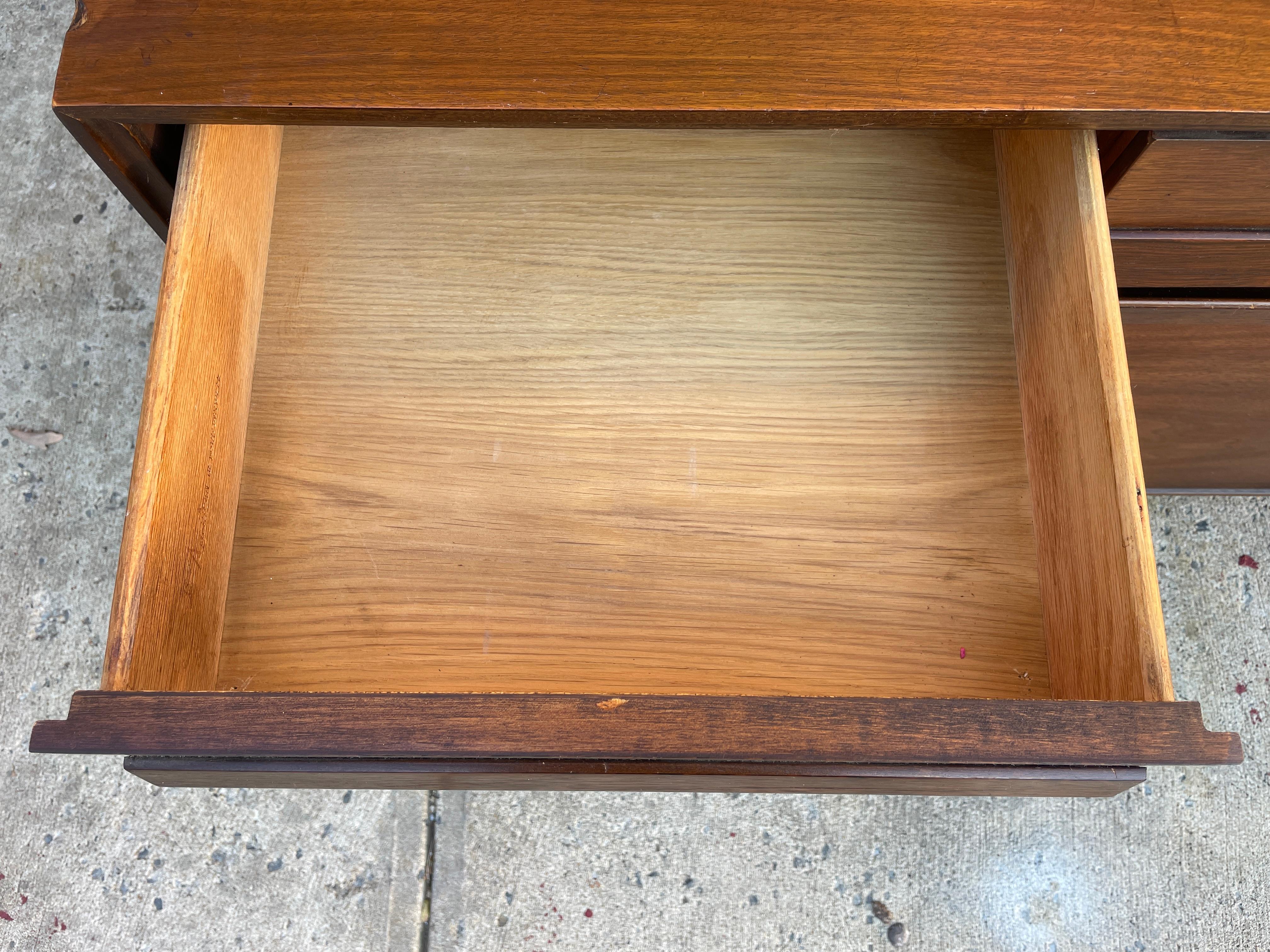 Mid-Century Modern American of Martinsville Walnut Credenza Dresser Cabinet 1