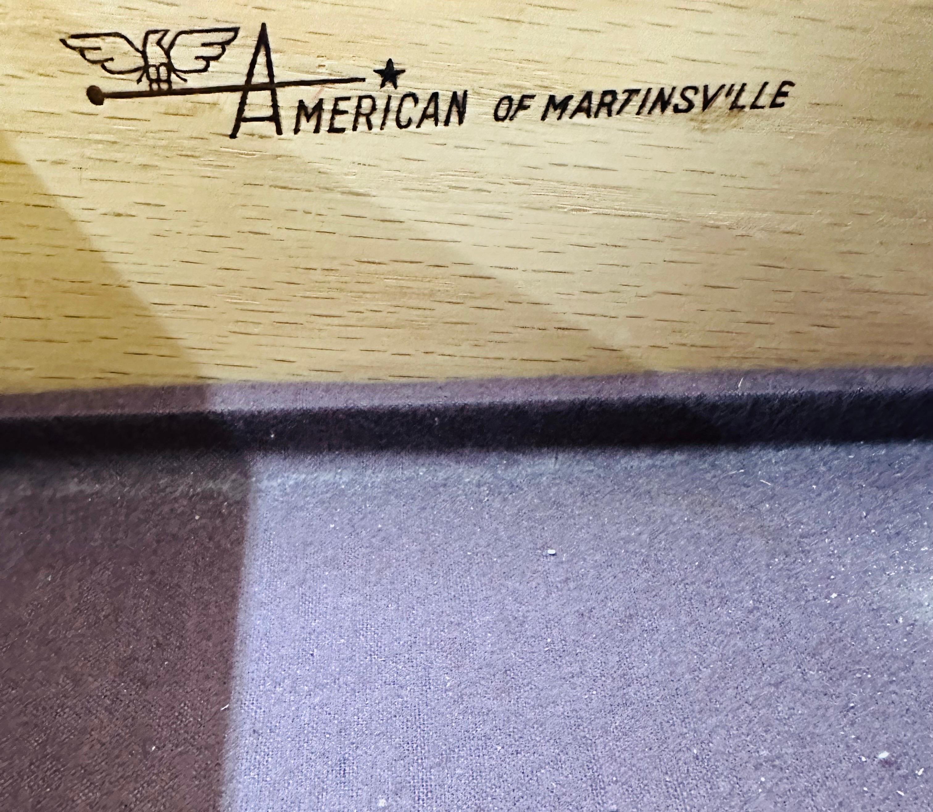 Mid-Century Modern American of Martinsville Walnut Sideboard 6