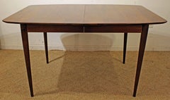 Mid-Century Modern American of Martinsville Walnut Surfboard Dining Table