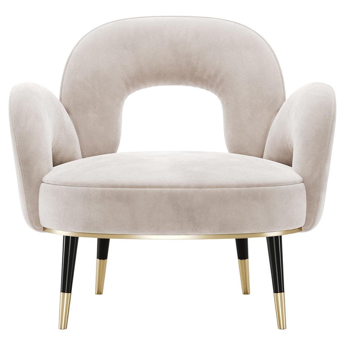 Mid-Century Modern Amuse Armchair by Mavo Atelier Handmade in Portugal