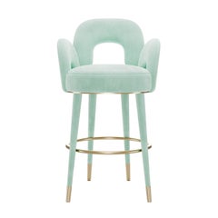 Mid-Century Modern Amuse Bar Stool by Mavo Atelier, Handmade in Portugal