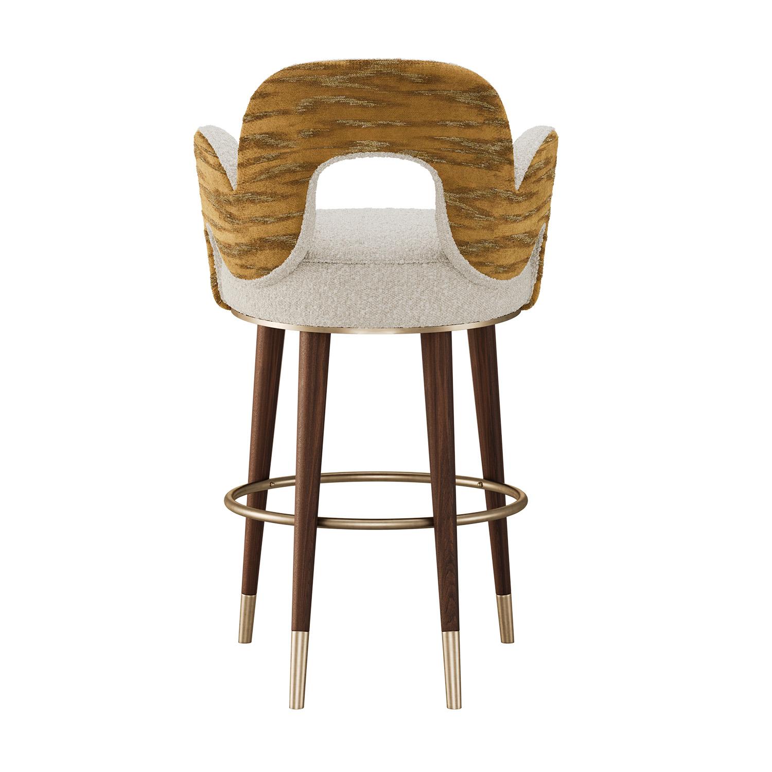 Portoghese Sgabello da bar Amuse di Mavo Atelier, realizzato a mano in Portogallo. in vendita