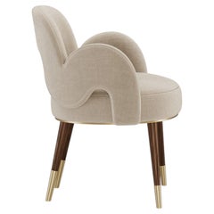 Chaise Amuse moderne du milieu du siècle par Mavo Atelier, fabriquée à la main au Portugal