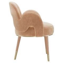 Silla de comedor Amuse, moderna de mediados de siglo, de Mavo Atelier A, hecha a mano en Portugal
