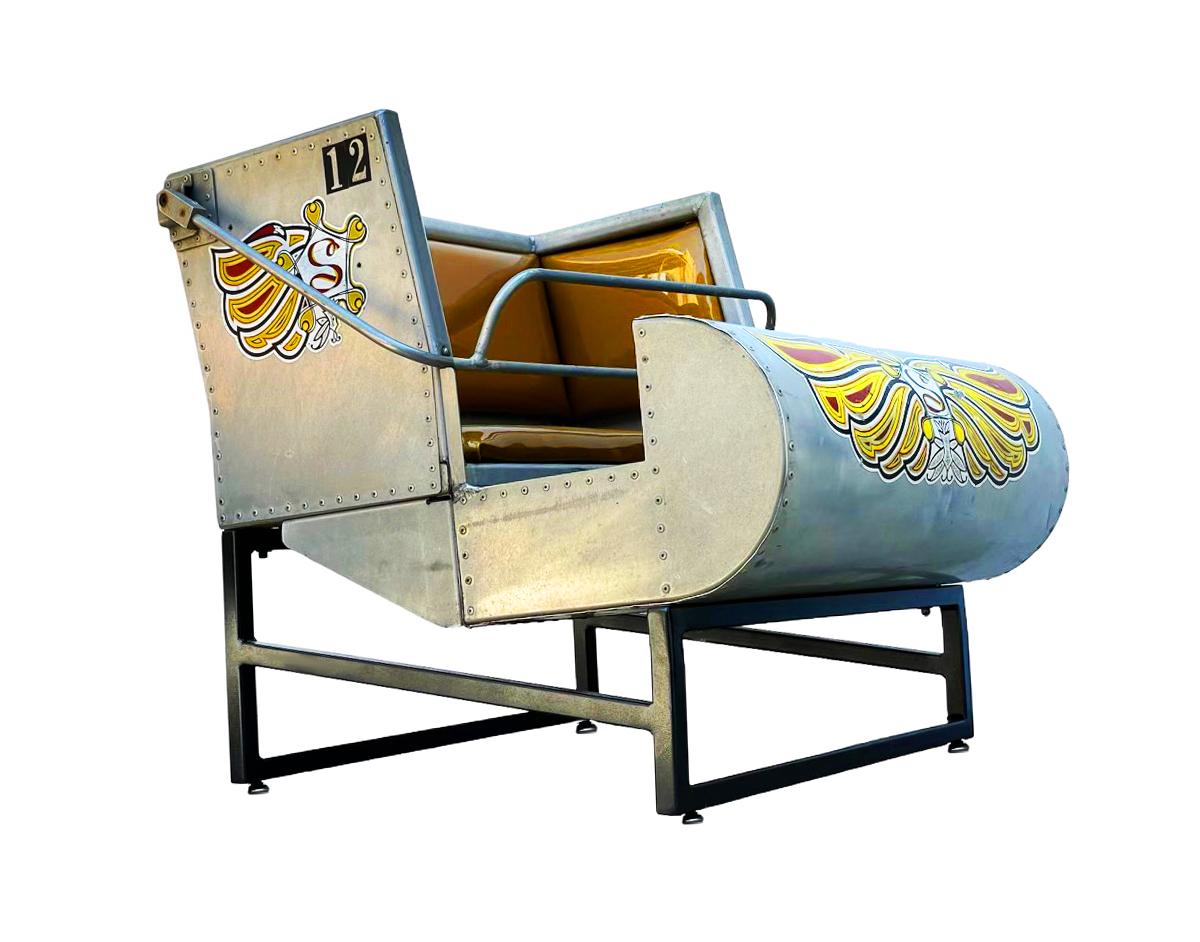 American Mid-Century Modern Amusement Park Ride Lounge Chair for Kids Room or Man Cave
