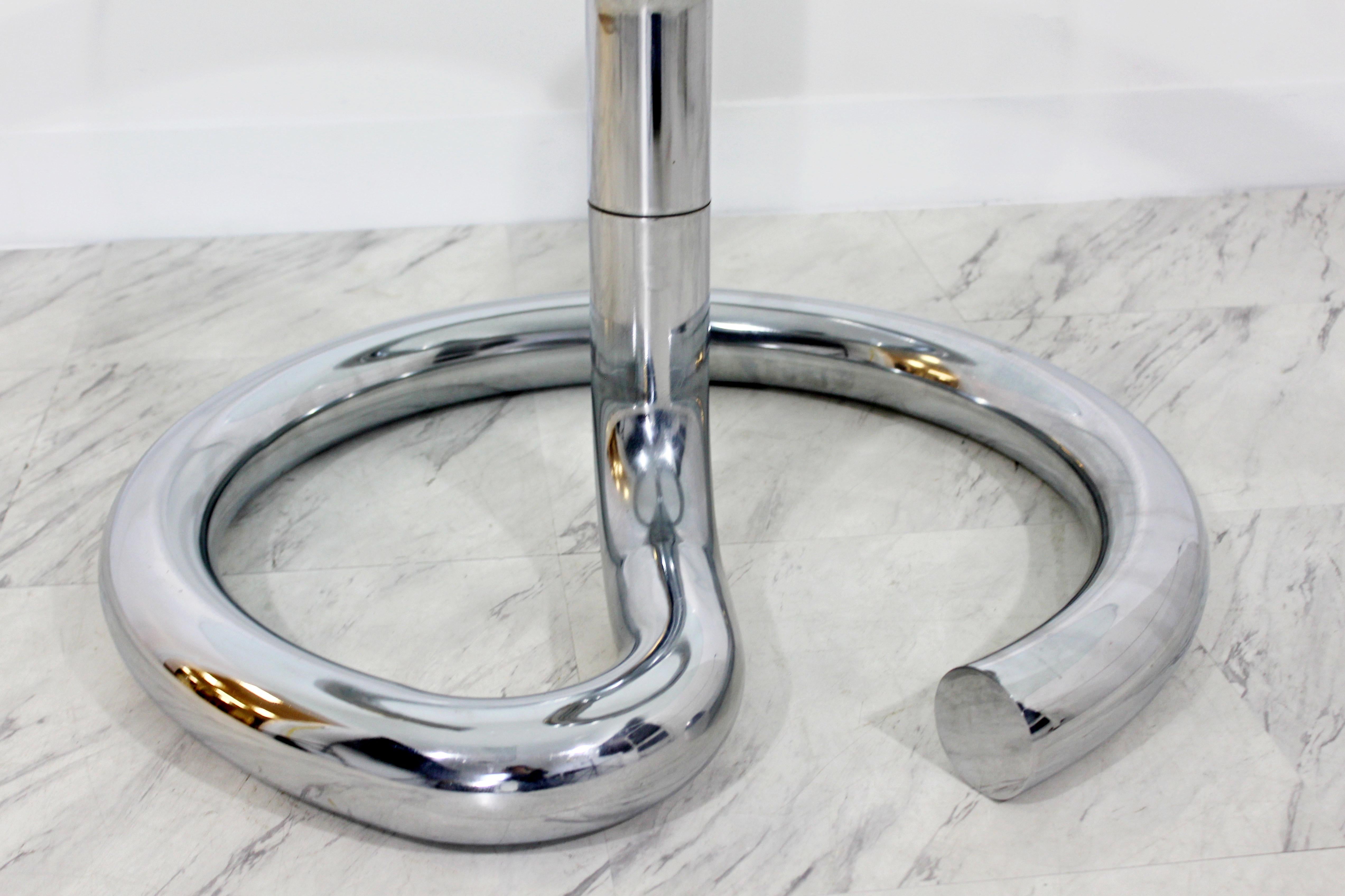 Mid-Century Modern Anaconda Chrome and Glass Coffee Table by Paul Tuttle, 1970s 4