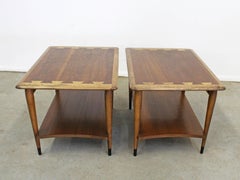 Mid-Century Modern Andre Bus Lane 'Acclaim' 2-Tiered End Tables 900-05