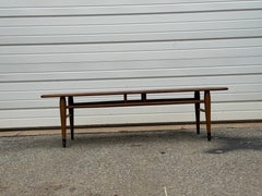 Mid-Century Modern Andre Bus Walnut Coffee Table by Lane