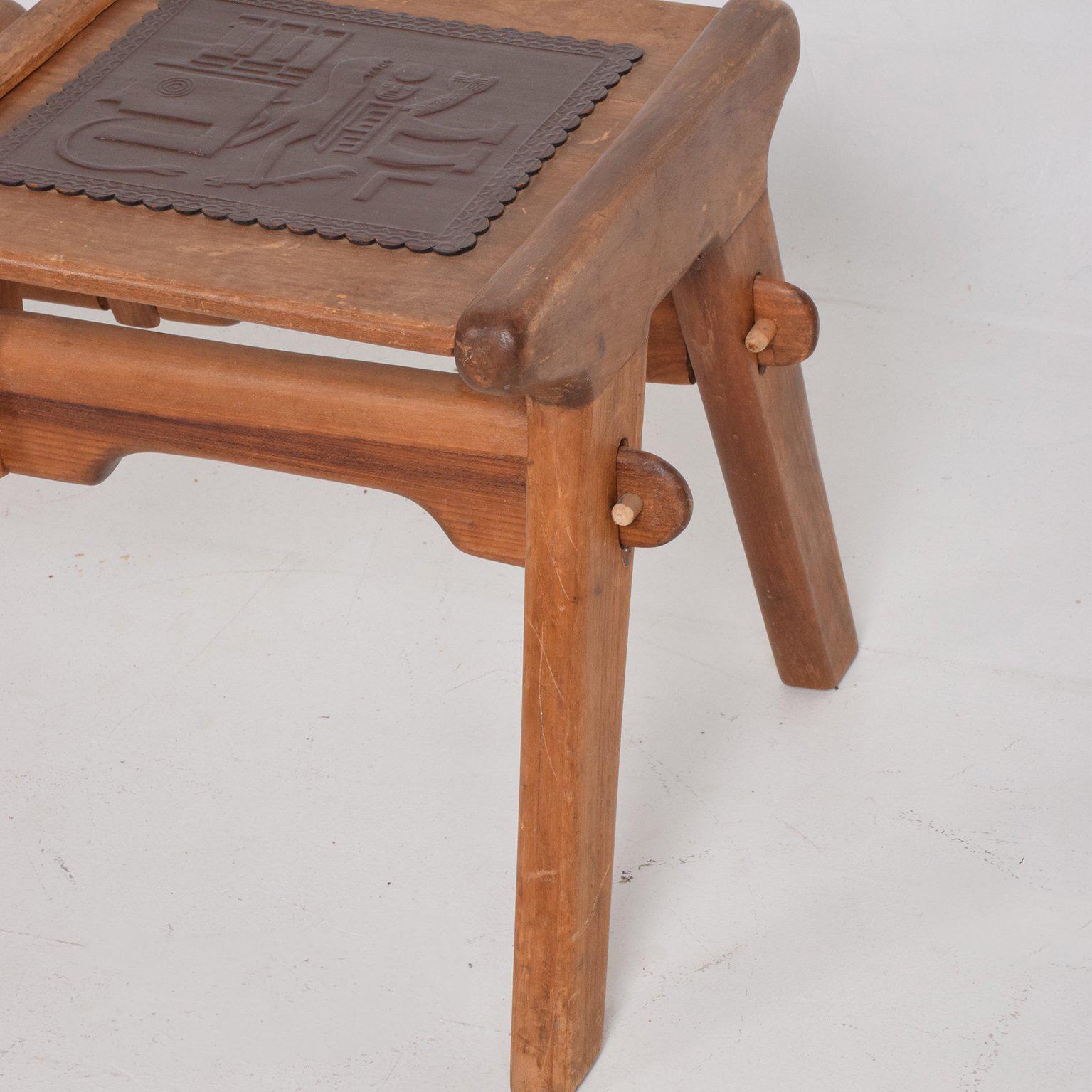 Mid-Century Modern Angel Pazmino Telephone Table Stool In Good Condition In Chula Vista, CA