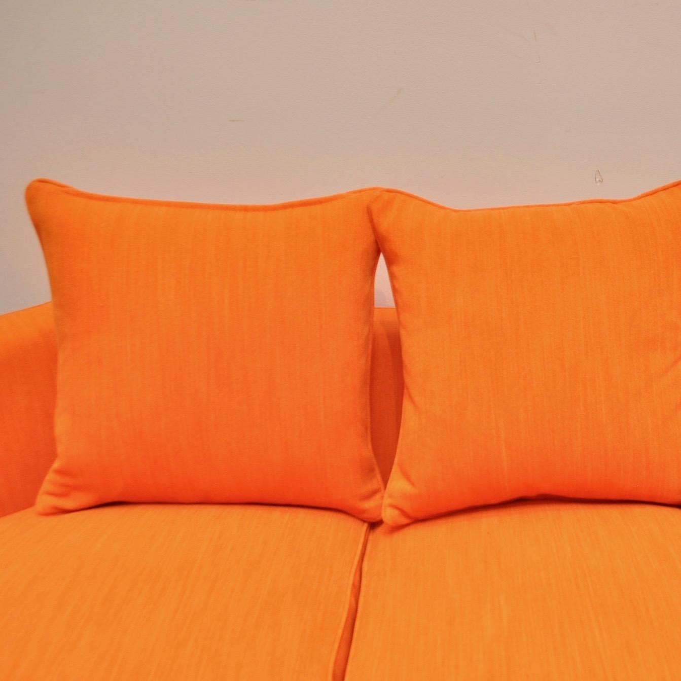 American Mid-Century Modern Angled Sofa