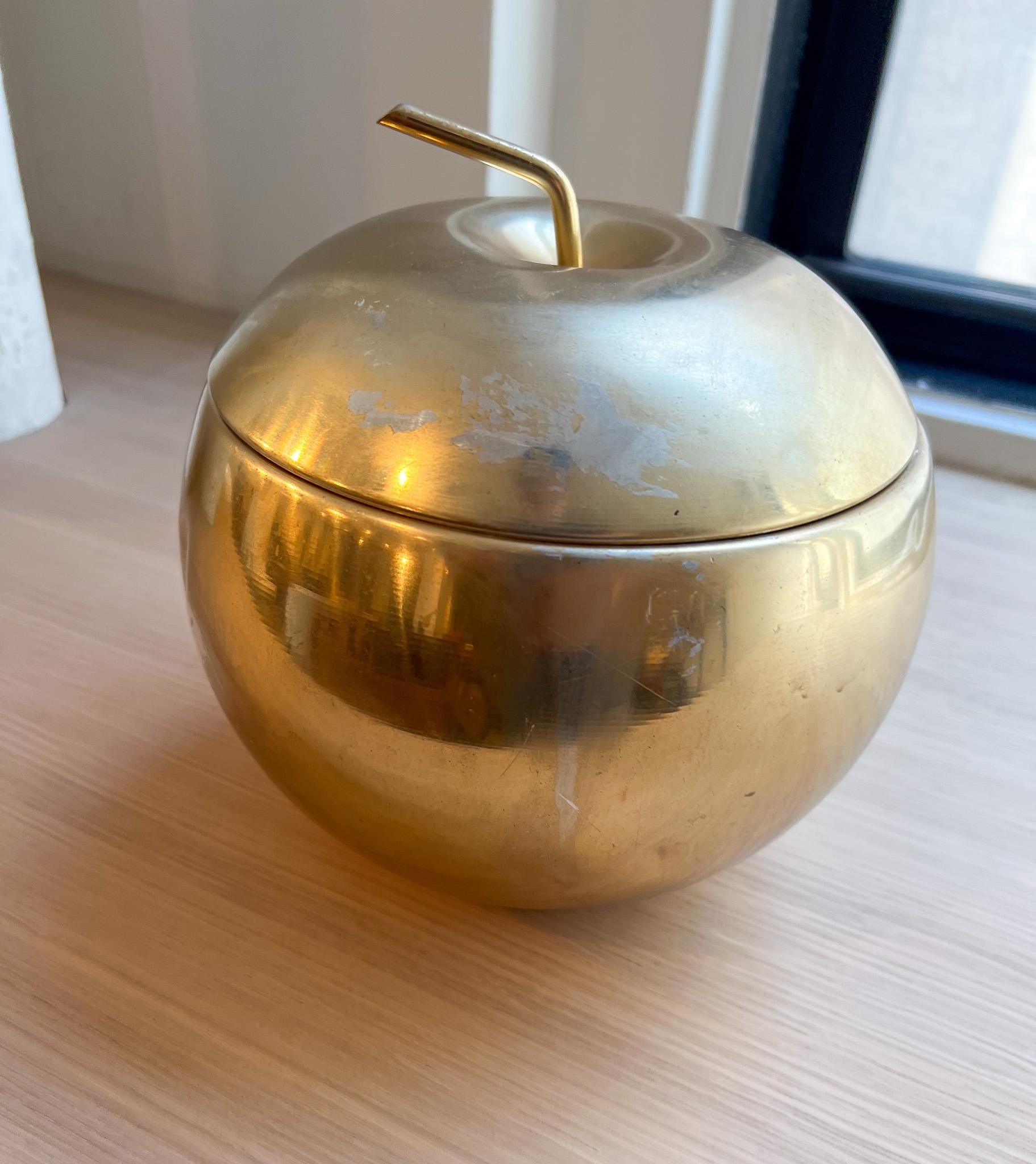 vintage apple ice bucket